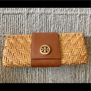 Tory Burch Rattan Clutch
